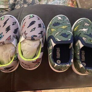 Fab Kids Boys Size 5C Shoes (2 pairs)